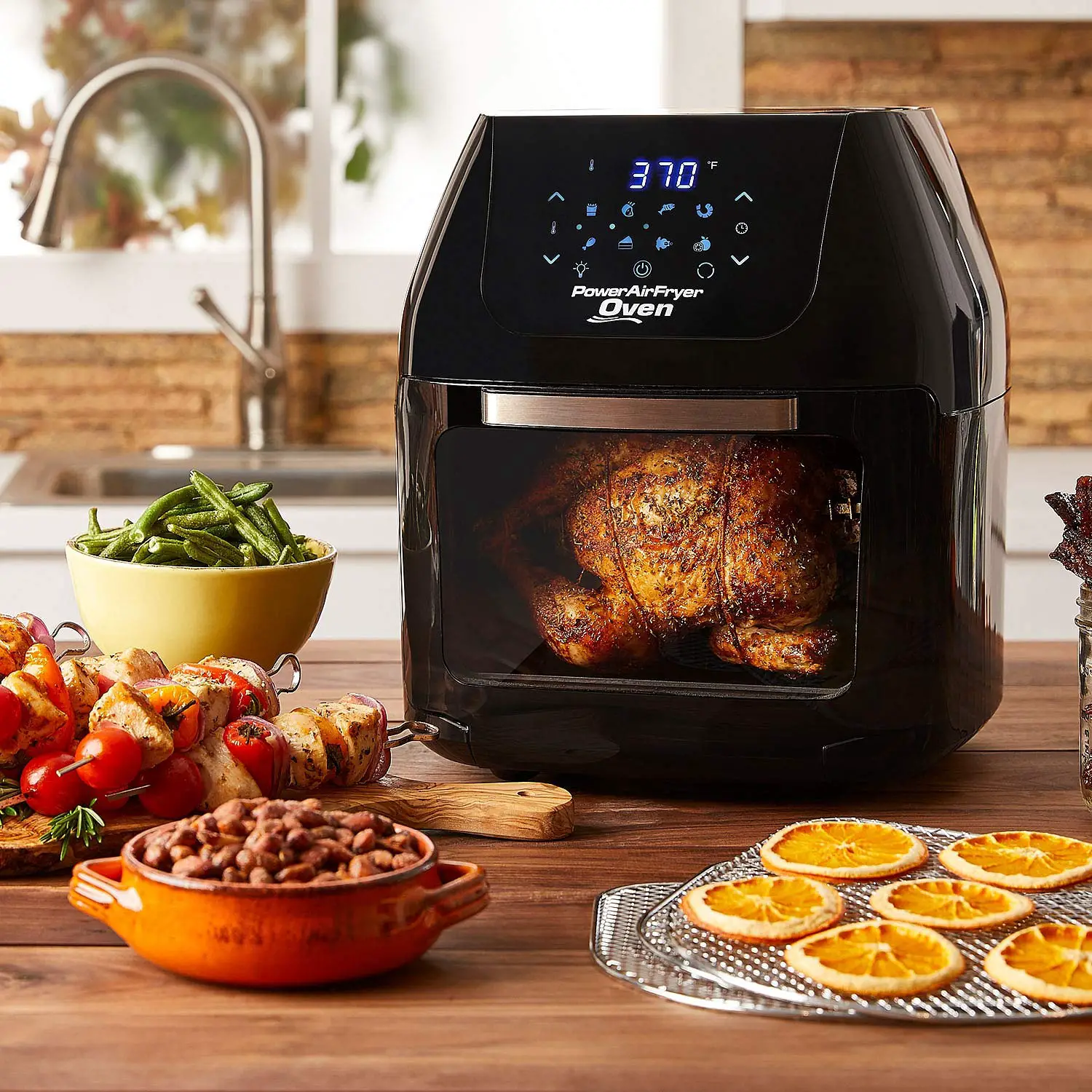 Power AirFryer XL 6 QT Power Air Fryer Oven With 7 in 1 Cooking ...