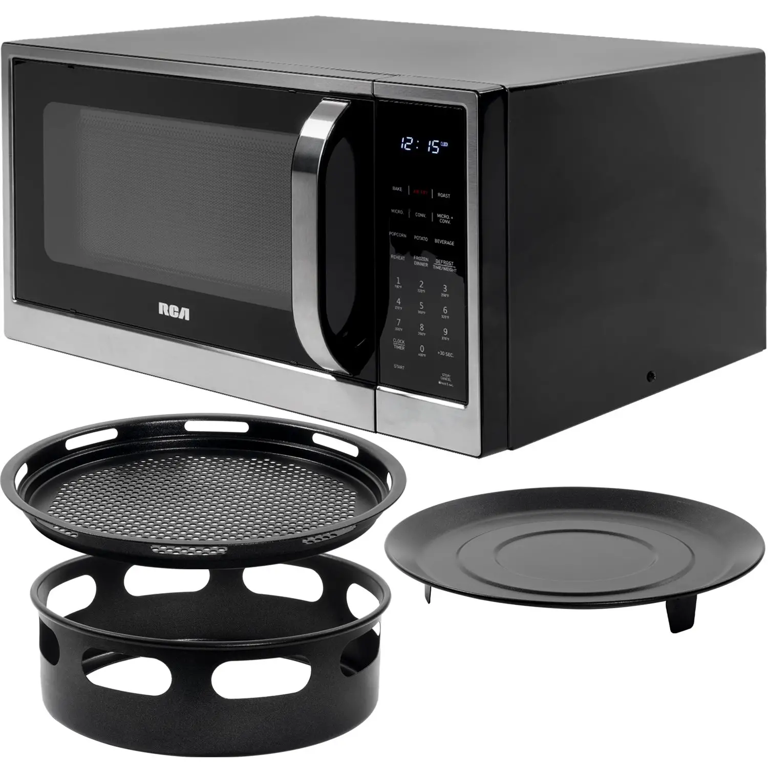 RCA 1.2 Cu Ft Microwave with Air Fryer and Convection