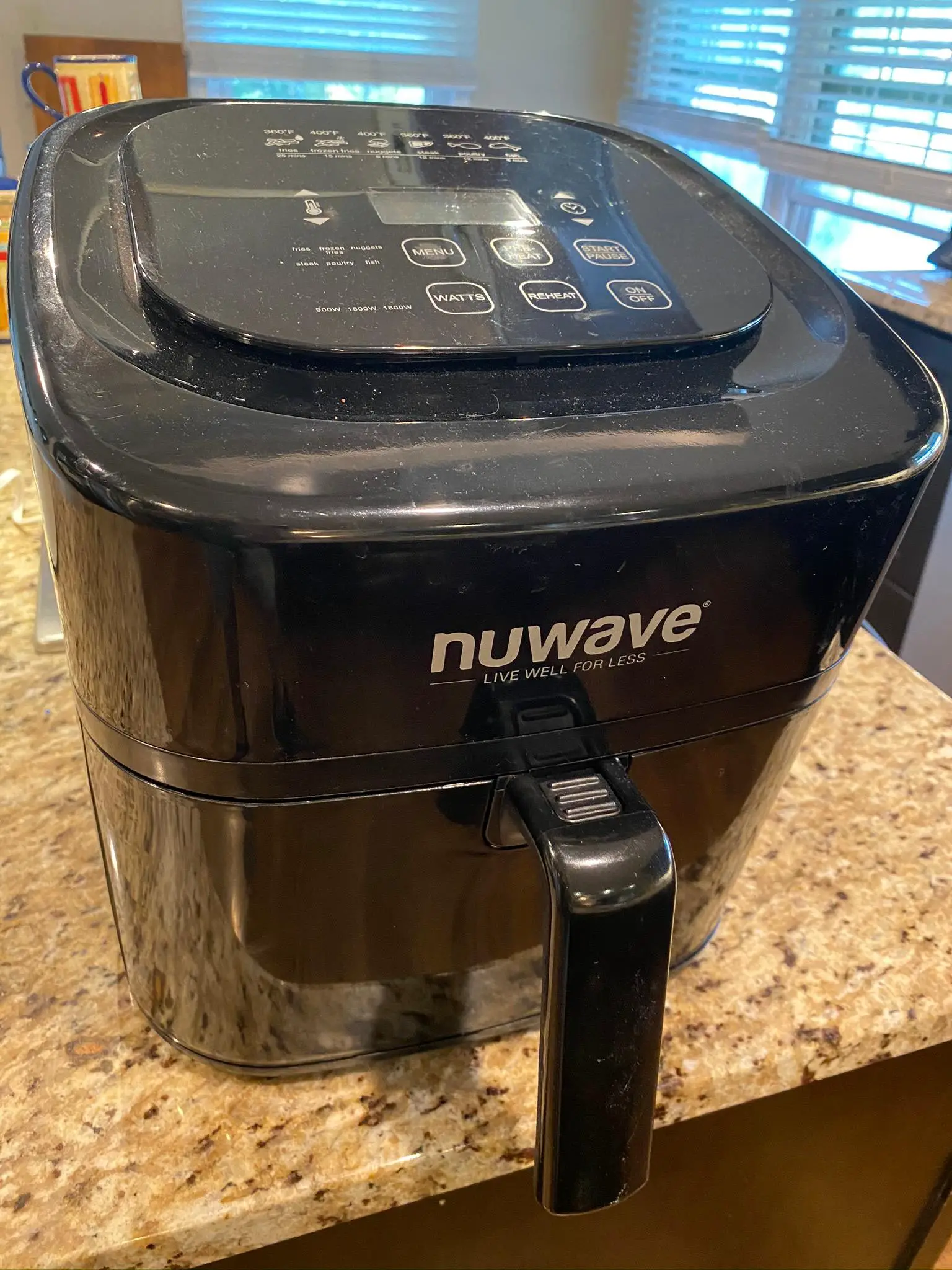 Sold Price: NUWAVE LIVE WELL FOR LESS AIR FRYER ...