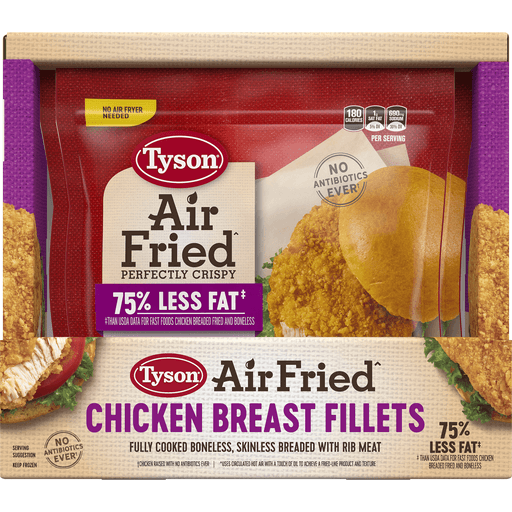 Tyson® Air Fried Perfectly Crispy Fully Cooked Chicken ...