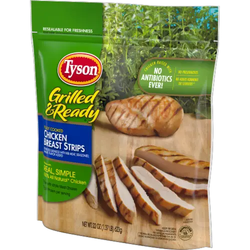 Tyson Grilled &  Ready Fully Cooked Grilled Chicken Breast ...