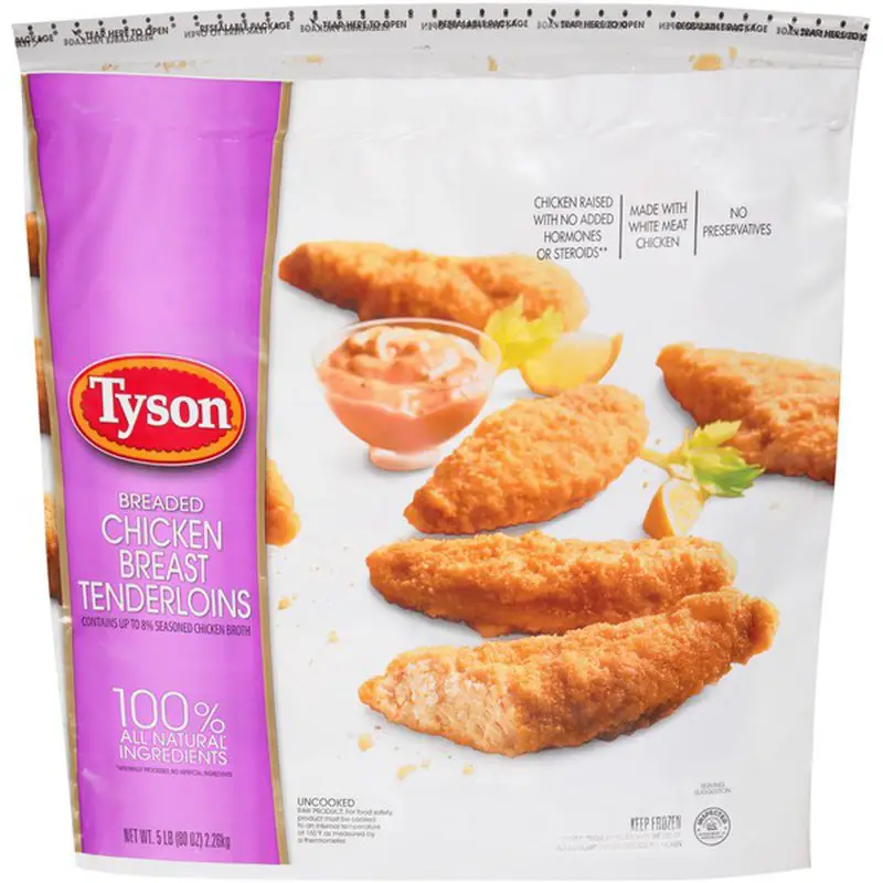 Tyson Panko Breaded Chicken Breast Tenderloins / Tyson Air Fried ...
