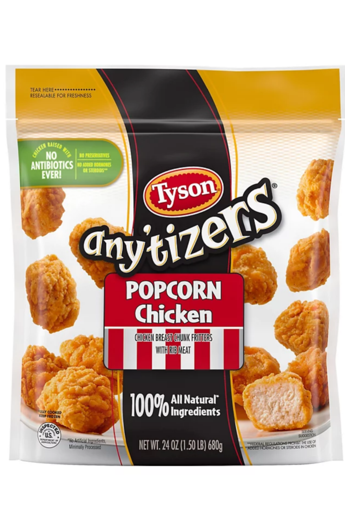 Tyson popcorn chicken air fryer