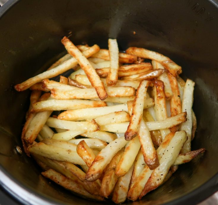 Very best airfryer chips recipe (air fryer fries &  chunky chips too!)