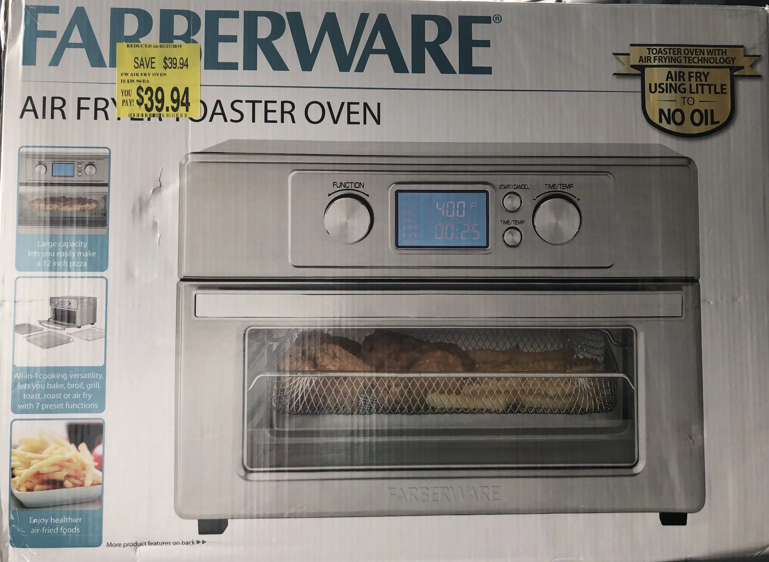 Walmart YMMV in store Farberware Air Fryer Toaster Oven ...