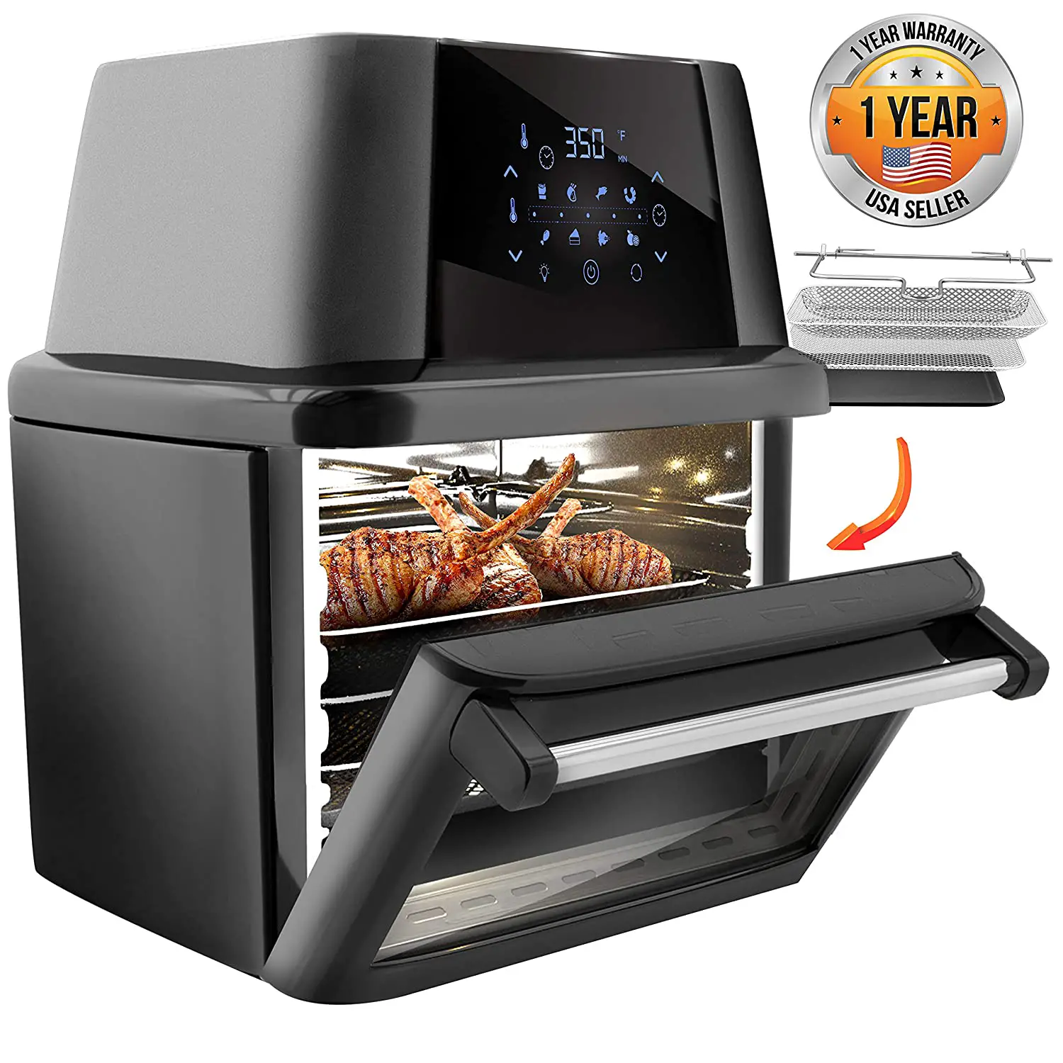 Which Is The Best Air Fryer Ovens With Rotisserie Steamer