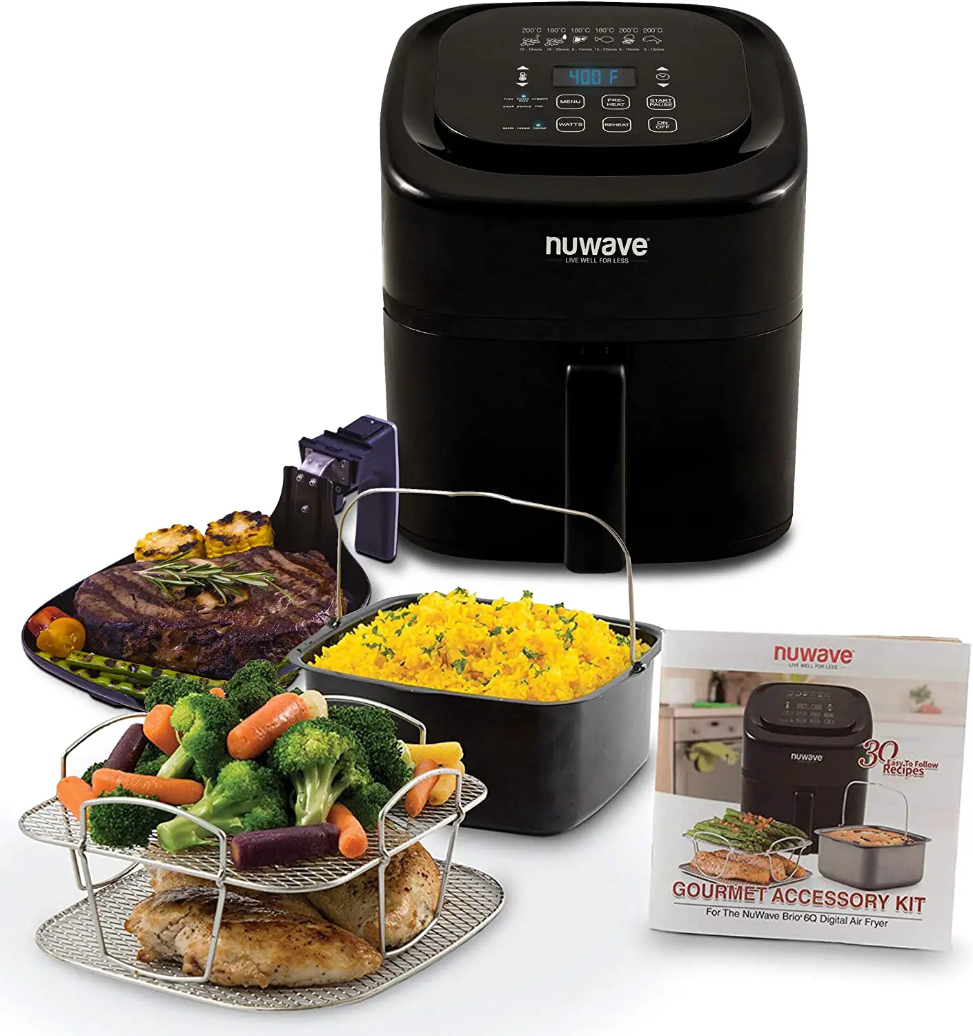 Which Is The Best Nuwave Brio Air Fryer 6 Qt Accessory Kit